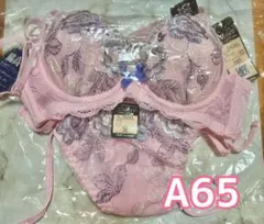 【新品タグ付き】花柄刺繍 ブラジャーショーツ A65