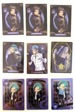 ツイステ　オクタヴィネル寮　メタルカード　9枚