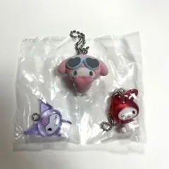 サンリオ なかよしドロップ フロッキーマスコット【マイメロ】【クロミ】2点