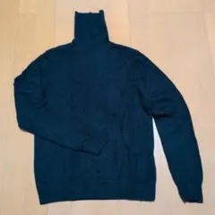 UNIQLOタートルネックセーター Ｌネイビー