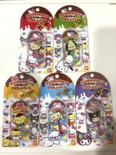 サンリオキャラクターズ　チョコレートマスコットチャーム　(全6種)5個セット