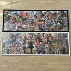 ワンピース　ジグソーパズル　2枚セット　完成品 ONE PIECE 額縁込み