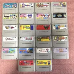 (レアソフトあり) 動作未確認ジャンク スーパーファミコンソフト まとめ売り