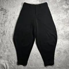 AD2022 22AW ウール縮絨寅壱パンツ バルーン 黒 - メルカリ