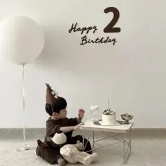 0430Happy Birthday レターバナー 誕生日 ベビーフォト お祝い