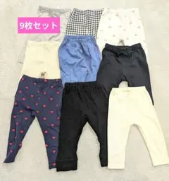 ベビー服 パンツ 8点セット 80 7分丈　10分丈　レギンス