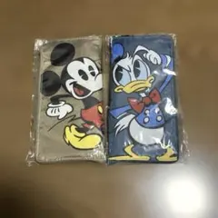 新品　ディズニー ミッキー＆ドナルド フラットトート 2種セットのサムネイル