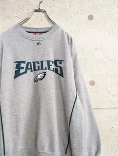 NFL フィラデルフィア・イーグルス スウェット グレー Vガゼット