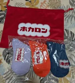 ホカロン ソックス 3足セット　巾着付き