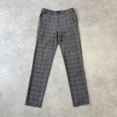 THE SHOP TK 글렌 체크 날씬한 슬랙스 통근 코데 저신장 착회