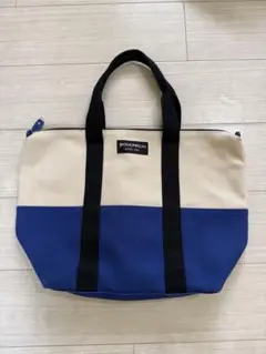 Jim Thompsonトートバッグ ベージュ ネイビー 約67cmのサムネイル