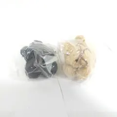 maru　てのひらわんこのぬいぐるみ　ブラウン　ブラック　セット