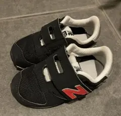 New Balance 420M 黒/青 ベルクロスニーカー