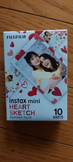 FUJIFILM instax mini HEART SKETCH 10枚