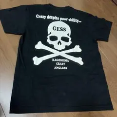 United Athle CRAZY ロゴ Tシャツ ブラック M スカルのサムネイル
