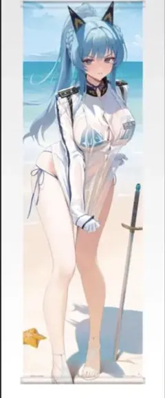 凪白みと c104 白上フブキ 等身大タペストリー - メルカリ