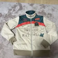 カラーブロック ジップアップジャンパー