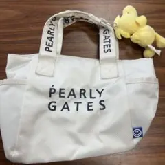 PEARLY GATES ミニトートバッグ ホワイト