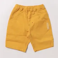 ラグマート　ストレッチ布帛5分丈パンツ　イエロー　100サイズ