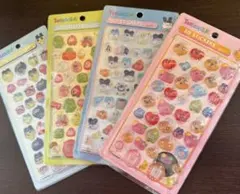 たまごっち　ボンボンドロップシール（3D sticker）4枚セット　硬いシール