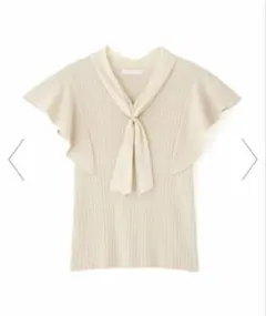 新品 タグ付き 2wayタイ付きニット
