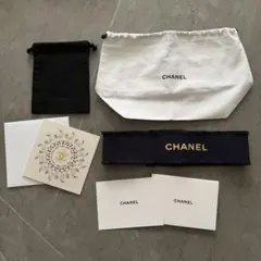 CHANEL 2025 クリスマスコフレ 巾着 リボン　カード シャネル