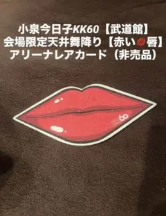 小泉今日子武道館ライブアップグレード特典トートファイルカード缶バッジ銀テープ唇 カ*リ様 KK60 小泉今日子武道館ライブ銀テープ - メルカリ