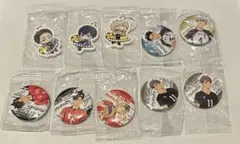 ハイキュー くら寿司 ビッくらポン めじるしチャーム 缶バッジ まとめ売り