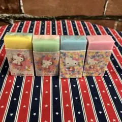 ハローキティエンジェル消しゴムセット(おまけ付き)