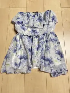 【美品】CECIL McBEE セシルマクビー トップス　ベアトップ　花柄