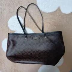 COACH ブラウン トートバッグ