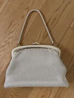 MORADO メタルメッシュ パーティーバッグ クリーム