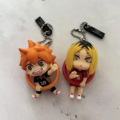 ハイキュー こんにち輪 フィギュアマスコット　日向翔陽　孤爪研磨