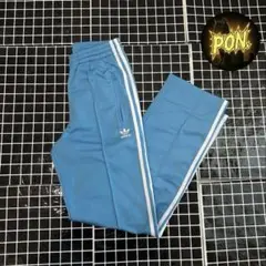 adidas originals track pants light blue