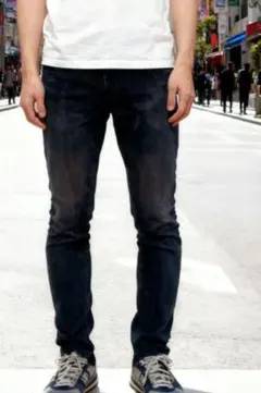 Levi's 511 コーデュロイパンツ W34 ネイビー スリム メンズ