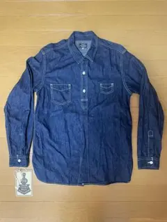 トパーズTOPAZ デニムシャツ／プルオーバー シャンブレシャツM