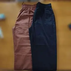 【2枚セット】GU ジーユー イージーパンツ シェフパンツ メンズ Lサイズ