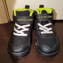 DC SHOECOUSA キッズ スニーカー ブラック ライムのサムネイル