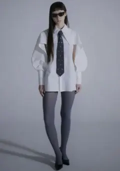 専用】neith. Too Big ribbon shirt - メルカリ