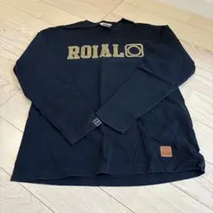 ROIAL ロイアル 長袖カットソー 黒 ロゴプリントのサムネイル