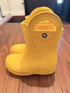 Crocs キッズ用 イエロー 長靴 19cm