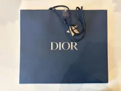 Dior ショップ袋 ネイビー