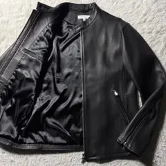 美品■ビューティーアンドユース　ユナイテッドアローズ　ライダースジャケット　羊革