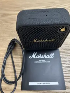Marshall WILLER ブラック ワイヤレススピーカー綺麗です✨ Marshall WILLER ブラック ワイヤレススピーカー綺麗です✨ - メルカリ