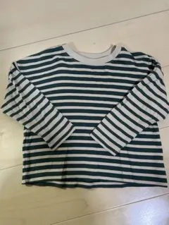 着用一回　UNIQLO トップス　ボーダー　ロンT 100子供服
