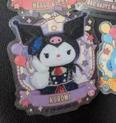 サンリオキャラクターズ キラぷるステッカー実写版 クロミちゃん