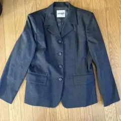 美品　レディース　グレー テーラードジャケット　M