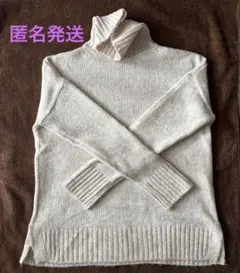 BANANA REPUBLIC タートルネックセーター M 杢ピンク