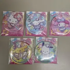 セブンイレブン サンリオ×オリジナル缶ミラー 全5種コンプリートセット