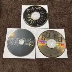 スキッド・ロウ☆ アリス・イン・チェインズ CD3枚セット　商品説明お読み下さい